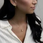 Drop Kette aus 585er Gold mit edlem Tropfen-Anhänger & funkelndem Zirkonia – zeitlose Eleganz für stilbewusste Looks.