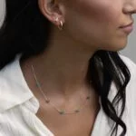Kette mit Nazar Kugeln aus 585er Gold mit filigranen Nazar-Perlen – stilvolle Eleganz mit spiritueller Bedeutung.