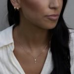 Eye Halskette Weiß aus 585er Gold mit schützendem Nazar-Anhänger & funkelndem Zirkonia – stilvolle Eleganz mit spiritueller Bedeutung.