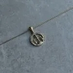 Zodiac Sternzeichen-Anhänger Waage aus 585er Gold mit filigranem Sternbild & Zirkonia – ein edles Symbol für Ästhetik & Gerechtigkeit.