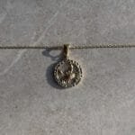 Zodiac Sternzeichen-Anhänger Krebs aus 585er Gold mit filigranem Sternbild & Zirkonia – ein stilvolles Symbol für Emotion & Schutz.