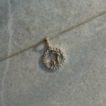 Zodiac Sternzeichen-Anhänger Steinbock aus 585er Gold mit feinem Sternbild & Zirkonia – ein edles Symbol für Ehrgeiz & Beständigkeit.