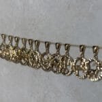 Zodiac Sternzeichen-Anhänger aus 585er Gold mit detailreicher Gravur – edler Goldschmuck mit astrologischer Bedeutung.