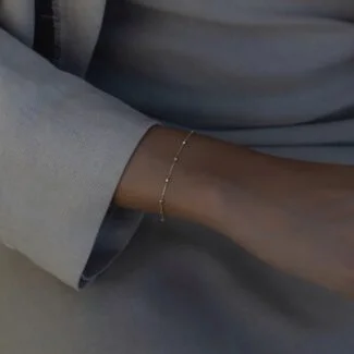 Kugelarmband aus 585er Gold mit filigranen Goldkugeln – zeitlose Eleganz für stilvolle Looks.