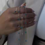 Evil Eye Charm Ring aus 585er Gold mit Schutzsymbol & Zirkonia – stilvoller Glücksbringer für moderne Eleganz.