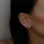 Serpent Snake Ohrringe aus 585er Gold mit geschwungenem Schlangendesign & Zirkonia – ein mystisches Symbol für Kraft & Transformation.