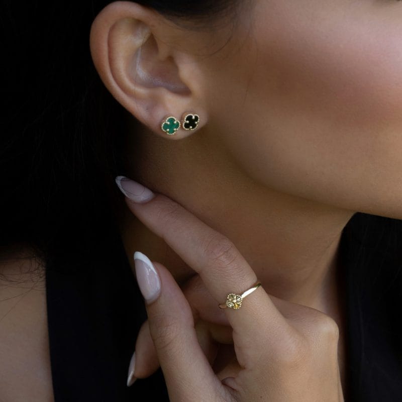 Clover Charm Ring