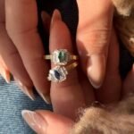 Majestic Vintage Ring aus 585er Gold mit smaragdgrünem Zirkonia – edles Schmuckstück mit luxuriösem Vintage-Design und stilvoller Eleganz.