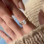Bezel Baguette Stack Ring aus 585er Gold mit Baguette-Zirkonia – luxuriöser Stapelring für moderne Schmuckkombinationen.