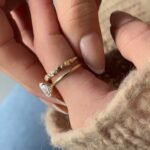 Bezel Baguette Stack Ring aus 585er Gold mit Baguette-Zirkonia – luxuriöser Stapelring für moderne Schmuckkombinationen.