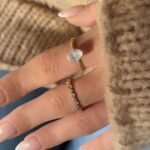 Bezel Baguette Stack Ring aus 585er Gold mit Baguette-Zirkonia – luxuriöser Stapelring für moderne Schmuckkombinationen.