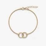 Verbundenheit Armband aus 585er Gold – elegantes Schmuckstück, das Liebe, Freundschaft & Einheit symbolisiert.