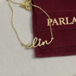 Personalisierte 585er Gold Namenskette mit individuellem Schriftzug