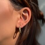 Gedrehte Pilgrim Twist Creolen aus 585er Gold – elegante, zeitlose Ohrringe