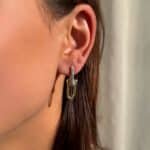 Gliederohrringe – 585er Goldohrringe im Kettendesign für trendige Styles mit Struktur und Eleganz.