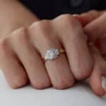 Majestic Vintage Ring Diamantweiß