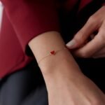 Love Bombing Herz Armband aus 585er Gold mit funkelndem Herz-Anhänger & edler Zirkonia-Verzierung – romantisch & stilvoll.